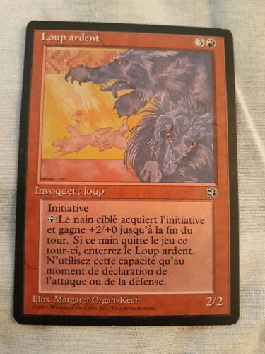 Carte Magic "Loup Ardent" (Edition Terres Natales)