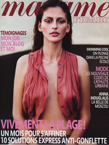 Madame Figaro / 20-06-2009 N°20183 : Anna Mouglalis (6p) - Madeleine Vionnet (2p)