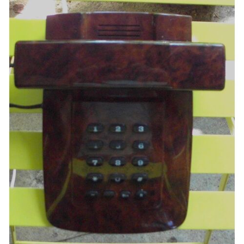 Telephone fixe fi filiaire imitation loupe Orme