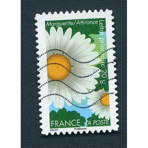 Timbre France Année 2012 Oblitéré "Dites-Le Avec Des Fleurs - Marguerite"