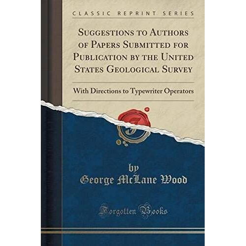Wood, G: Suggestions To Authors Of Papers Submitted For Publ