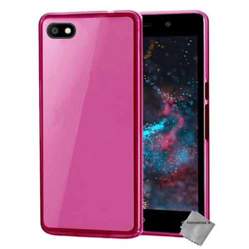 Coque pour Altice S23 / S24 - housse etui pochette silicone gel fine + film ecran - ROSE