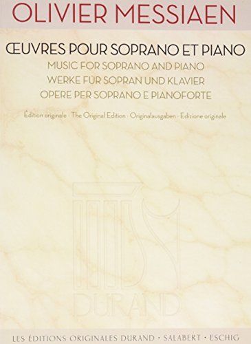 Music For Soprano And Piano [Oeuvres Pour Soprano Et Piano]
