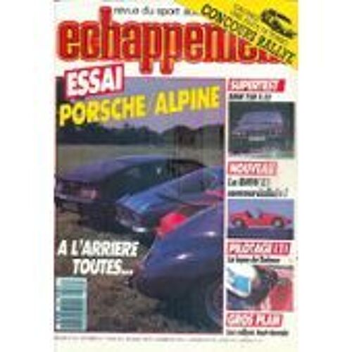 Echappement N°227: Revue Du Sport Automobile. Septembre 1987