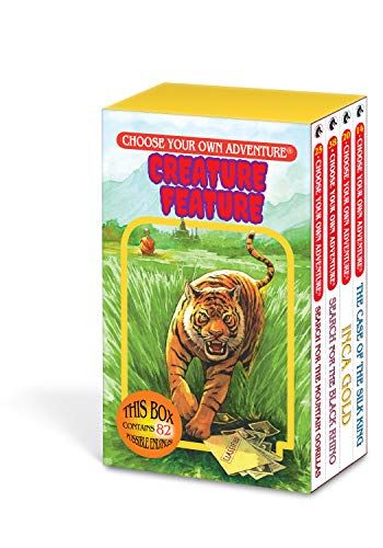 Choose Your Own Adventure 4-Book Boxed Set Creature Feature Box (The Case Of The Silk King, Inca Gold, Search For Black Rhino, Search For Mountain Gorillas)