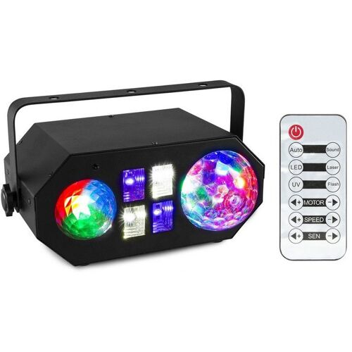 beamz - projecteur à led 1x4w water 4xuv/w - 153683