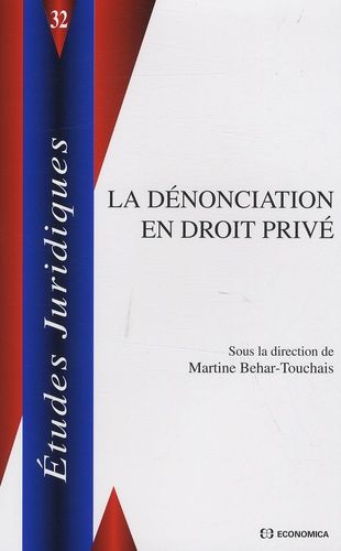 La Dénonciation En Droit Privé