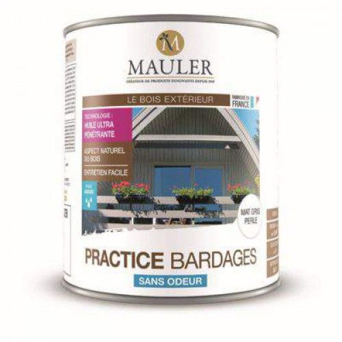 Huile de protection bardage - mat - pin grisé - 1 litre Mauler