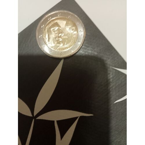 Pièce À L'effigie De Jacques Chirac 2022 Valeur De 2 €