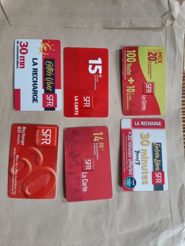 Lot De 6 Recharges Sfr