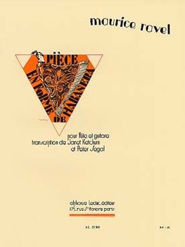 Pièce En Forme De Habanera Flûte Et Guitare