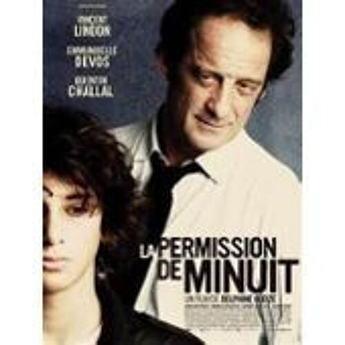 La  Permission De Minuit - Delphine Gleize - Vicent Lindon - Affiche De Cinéma Pliée 60x40 Cm