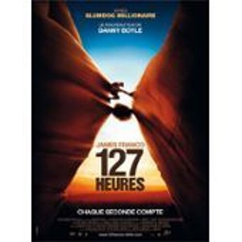 127 Heures - James Franco - Affiche De Cinéma Pliée 60x40 Cm
