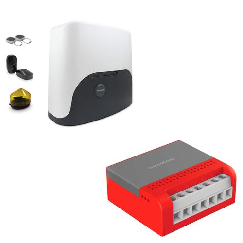 Kit Motorisation pour portail coulissant THOMSON Motorisation + module wifi connecté smartphone