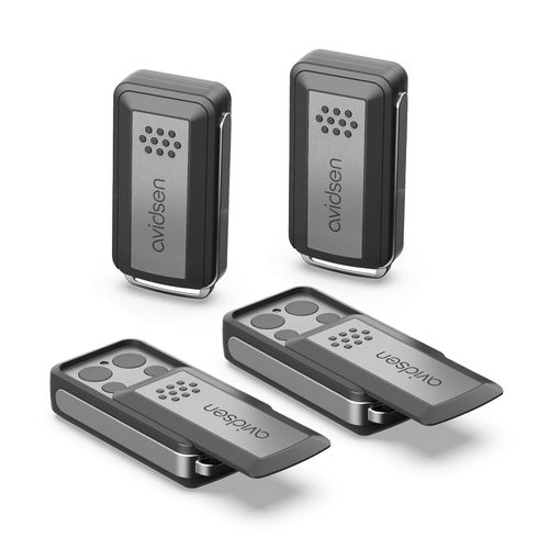 Télécommande 4 boutons à clapet Avidsen Lot de 4