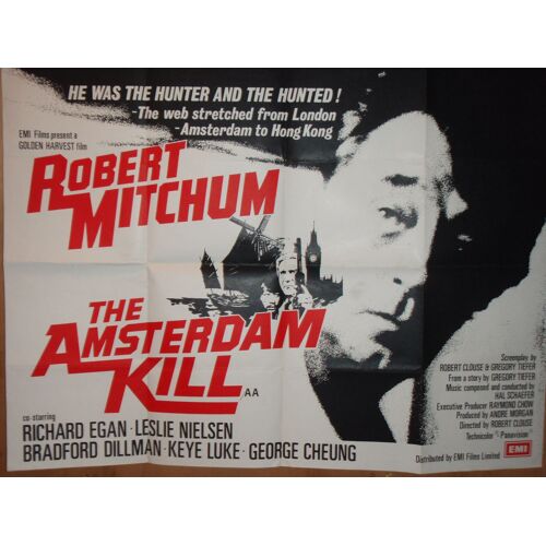 De La Neige Sur Les Tulipes - 1977 - Affiche Originale Pliee 75 X 100 - Robert Mitchum