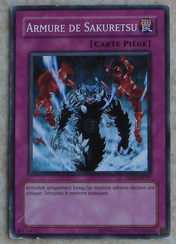 Carte Yu-Gi-Oh Armure De Sakuretsu 5ds1-Fr037 - Carte Piège