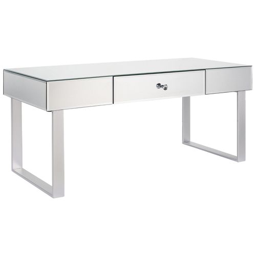 Table Basse Nesle Effet Miroir Argenté