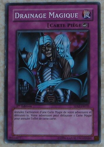 Carte Yu-Gi-Oh Drainage Magique 5ds2-Fr035 - 1ère Édition - Carte Piège