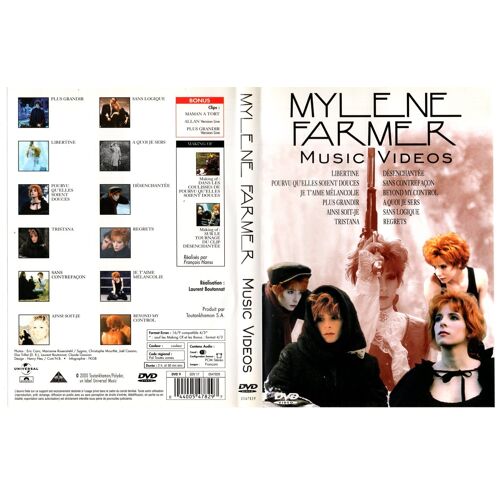 Mylene Farmer Music Vidéos Dvd