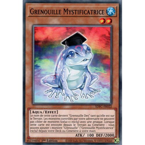 Yugioh! Sdfc-Fr022 Grenouille Mystificatrice