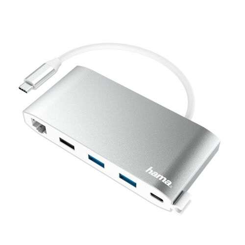 Hub USB-C, multiport, 8 ports, 3 x USB-A, 2 x USB-C, VGA, HDMI?, LAN
