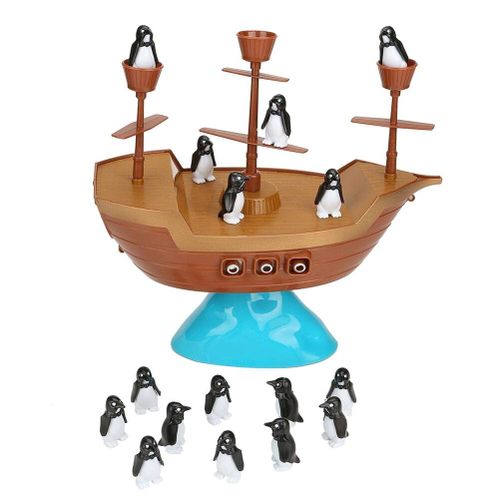 Bateau De Pirate, Puzzle Amusant, Jeu De Société, Équilibre Le Pingouin, Cadeau Pour Enfants, Jouets Éducatifs #30