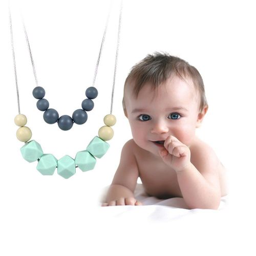 Collier De Dentition En Silicone Pour Bébé, Léger, Élégant, À Mâcher, Bijou À Mâcher, #20