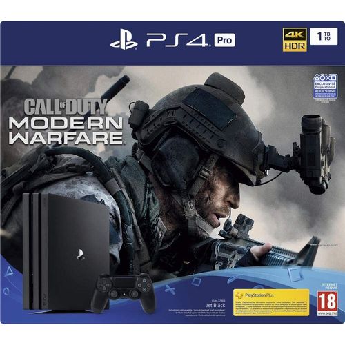 Sony Playstation 4 Pro 1 To + Call Of Duty Modern Warfare