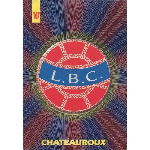 Carte Official Football Cards 1998 Ecusson Chateauroux