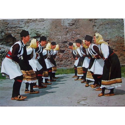 Carte Postale Folklore Danse Serbie