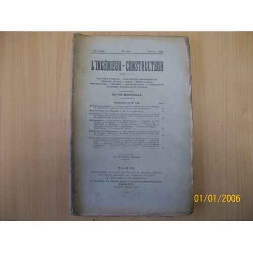 L Ingenieur Constructeur 123