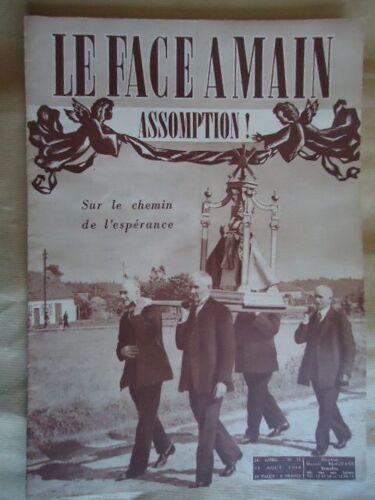 Le Face A Main N 33 Du 14 Août 1948. Assomption /Chine Résurrection DOrval 33