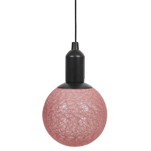 Paris Prix - Boule Déco Lumineuse Led "suspension" 30cm Rose