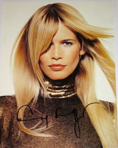 Autographe Claudia Schiffer
