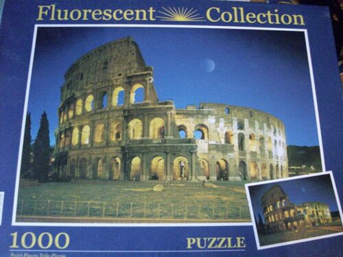 Puzzle 1000 pièces - Clementoni - Fluorescent Collection - Colosseo, Roma