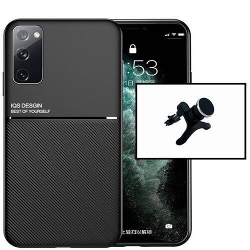 Kit Coque Magnétique Lux + Support Magnétique Renforcé Pour Samsung Galaxy S20 Ultra 5g