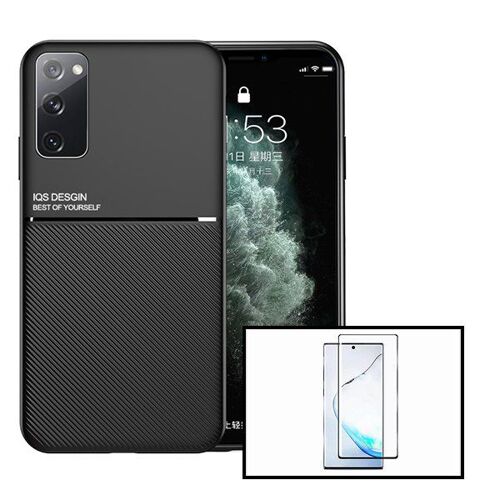 Kit Coque Magnétique Lux + Film De Verre Trempé 5d À Couverture Complète Pour Samsung Galaxy S20 Ultra 5g