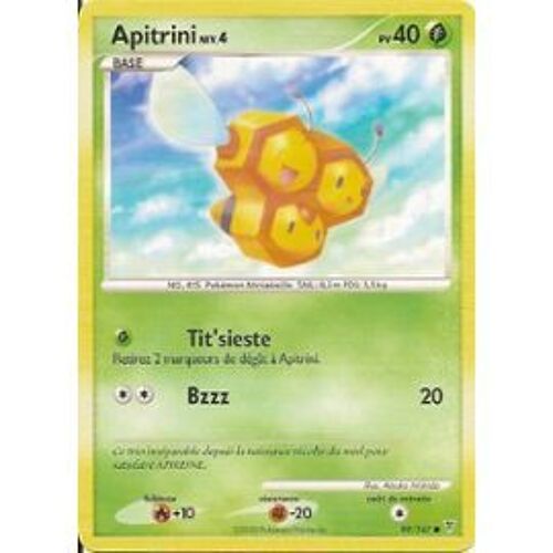 Carte Pokemon Apitrini Niv.4 - Vainqueurs Supremes - 40 Pv 99/147