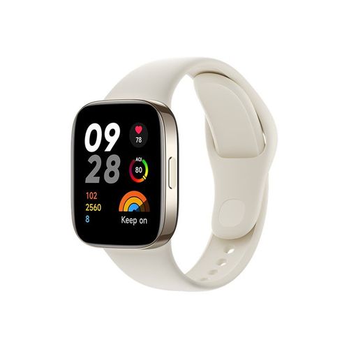 Xiaomi Redmi Watch 3 - Montre connectée avec bracelet - TPU - ivoire - taille du poignet : 135-200 mm - affichage 1.75" - NFC, Bluetooth - 37 g - ivoire