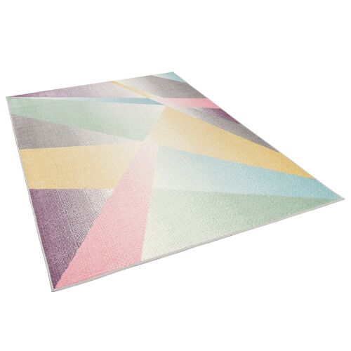 Pergamon Ivy Pastel - Tapis De Designer - Fantasy Multicolore Colorée 120x170 Cm