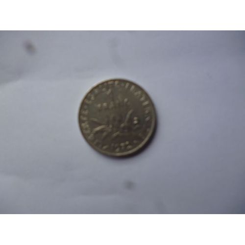 Pièce De 1franc En Nickel De1972.Signée Roty,La Semeuse Au Dos.
