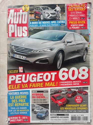 Auto Plus 1203 : Peugeot 608 Elle Va Faire Mal !
