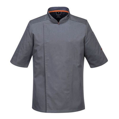 Veste cuisine manches courtes maille respirable Portwest Gris M