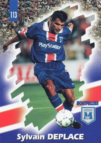 Carte Official Football Cards 1998 Sylvain Deplace Montpellier