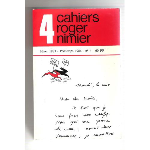 Cahiers Roger Nimier (N?4)