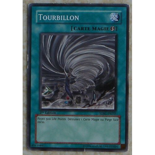 Carte Yu-Gi-Oh Tourbillon Sdsc-Fr033 - 1ère Édition - Carte Magie