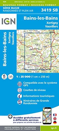Bains-Les-Bains 1:25 000