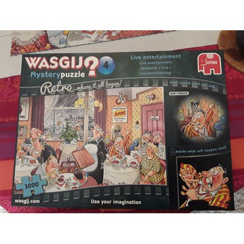 Jumbo 1000 - Wasgij Retro Mystery 4 Live Entertainment!