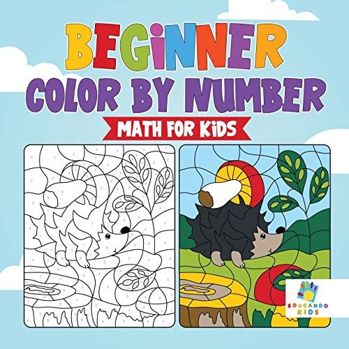 Beginner Color By Number Math For Kids